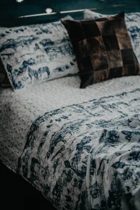 'Aledo' Farm Toile Quilt Set (Queen, King)