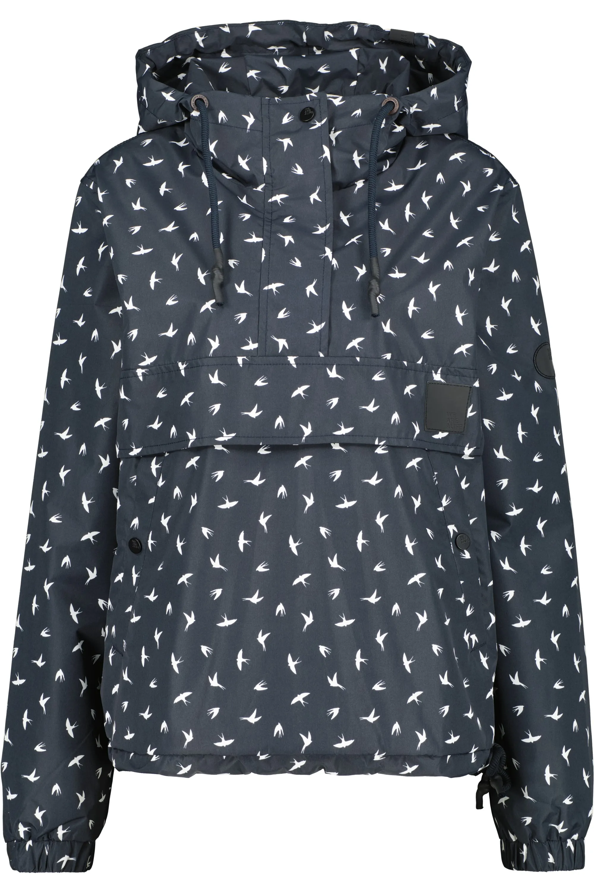 Alife & Kickin BoaAK B leichter Damen Windbreaker mit Kapuze Dunkelblau