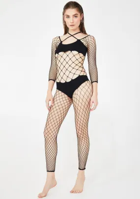 All For Yew Bikini Fishnet Bodystocking-