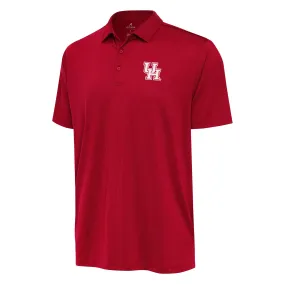 Antigua Houston Cougars Red Ellipse Polo