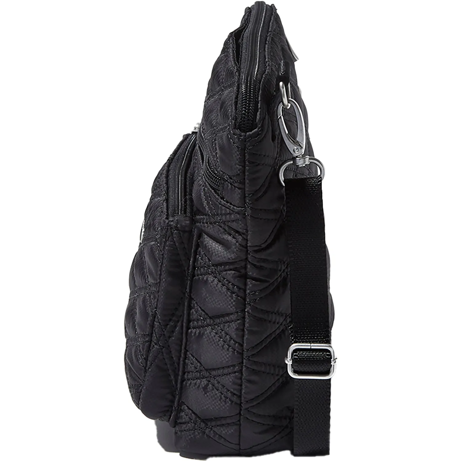 Baggallini Modern Pocket Crossbody Black Quilt