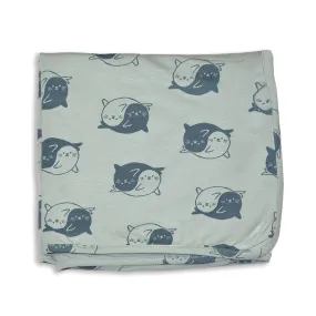 Bamboo Swaddle Blanket (Yin Yang Seals Print)