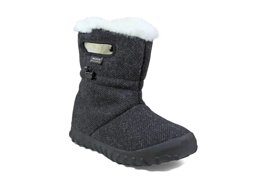 B- Moc Wool Charcoal Women's Insulated Boot