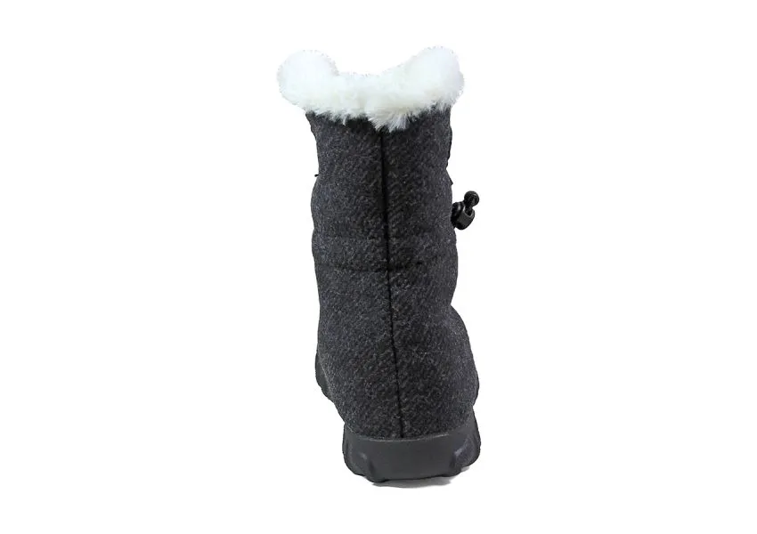 B- Moc Wool Charcoal Women's Insulated Boot