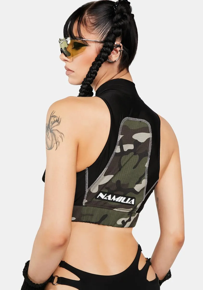 Camo Tactical Vest Top-