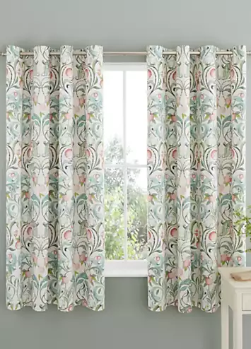 Catherine Lansfield Clarence Floral Curtains | Kaleidoscope