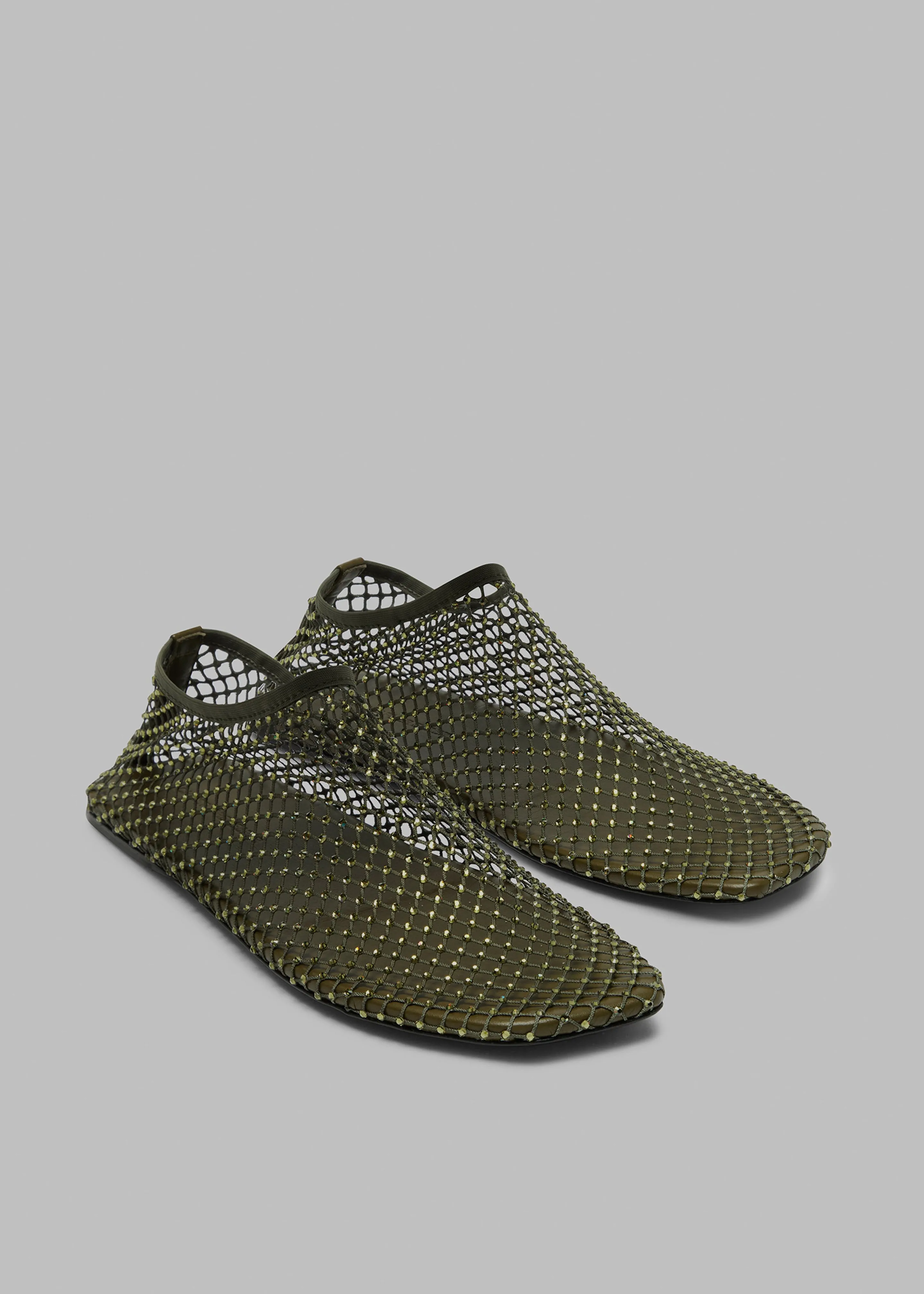 Christopher Esber Minette Flats - Olive