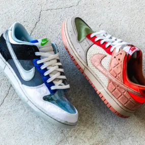 Clot x nike dunk low what the