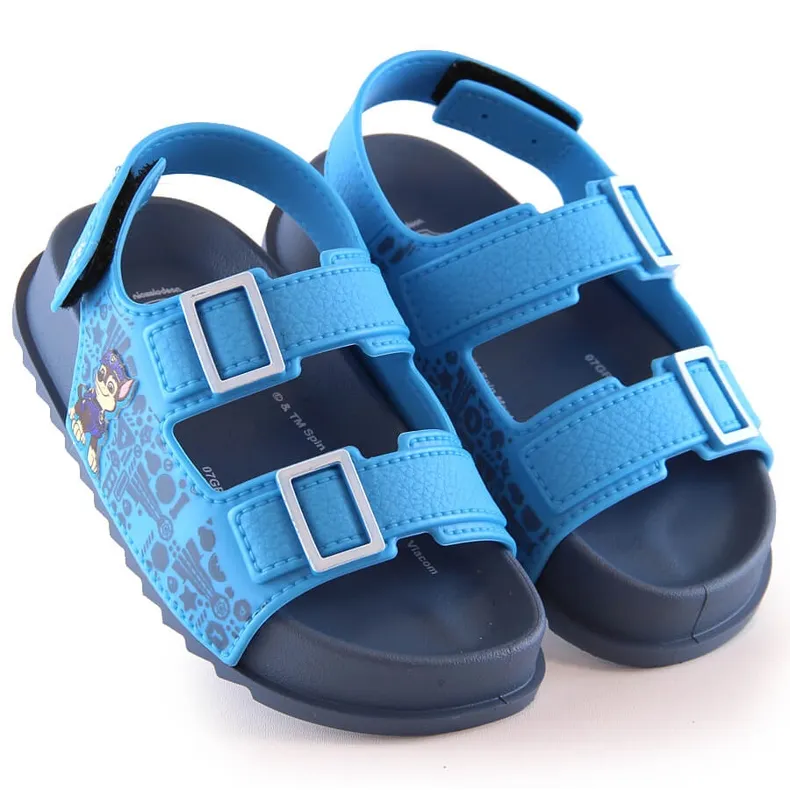 Comfortable children's sandals scented blue Paw Patrol Zaxy JJ385017 07GR21BR