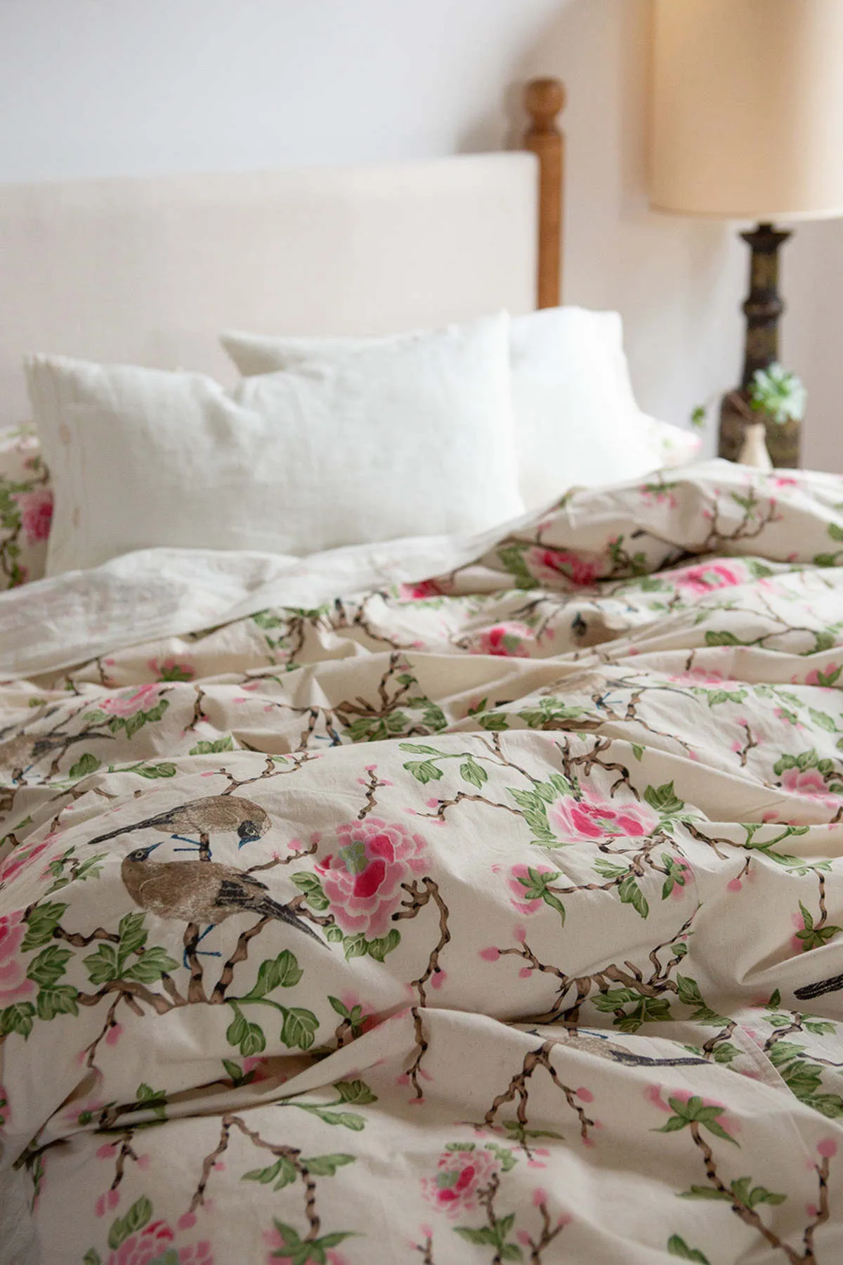 Cotton Duvet Cover - Lovebird