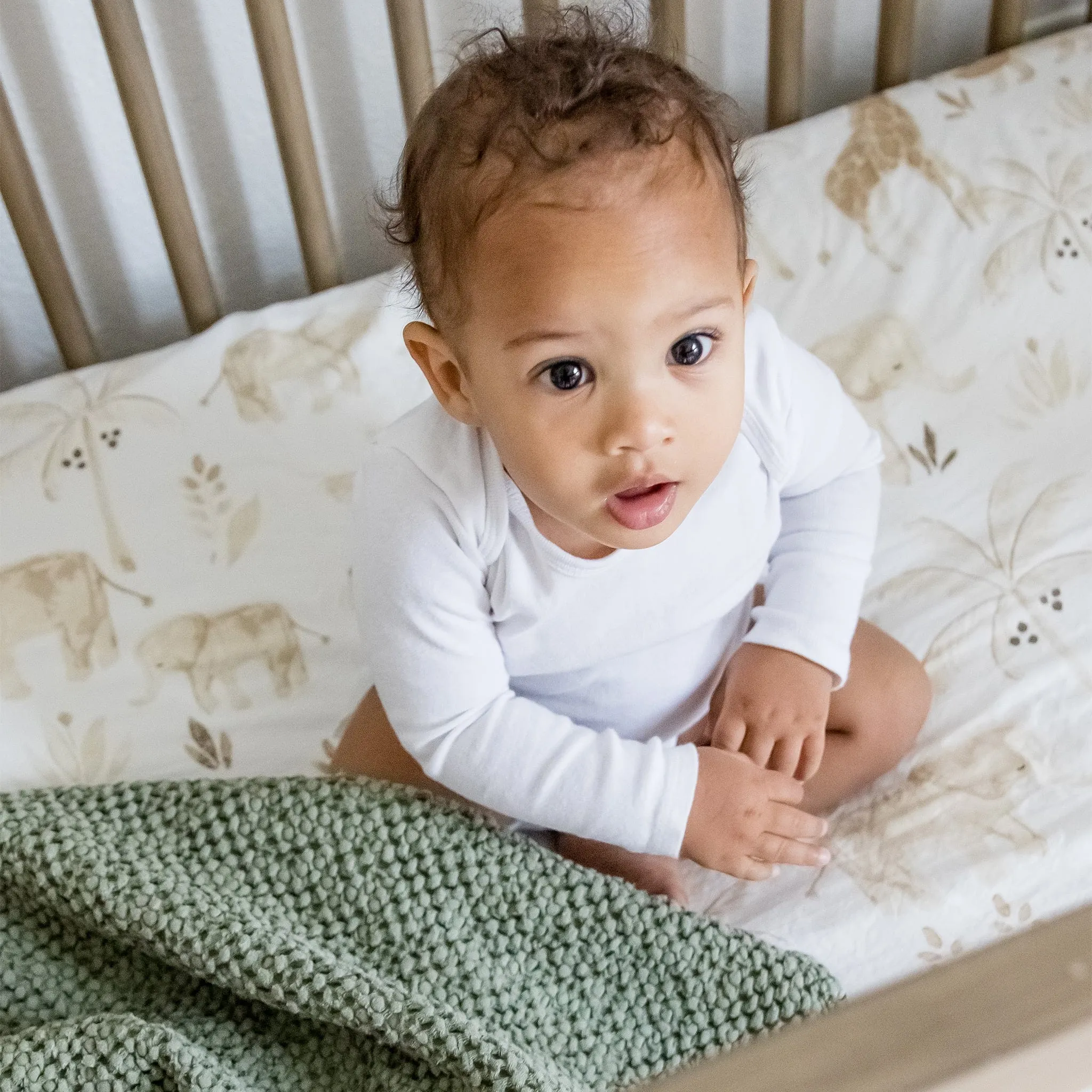 Crane Kendi Crib Fitted sheet  - Clement