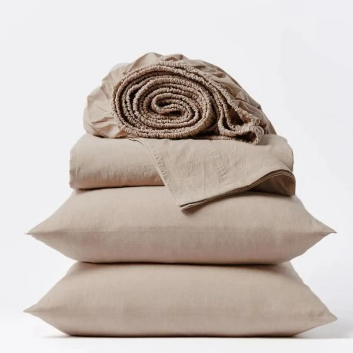 Crinkled Percale Duvet Cover