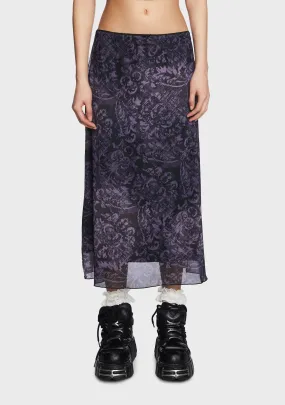 Dark Renaissance Mesh Skirt-