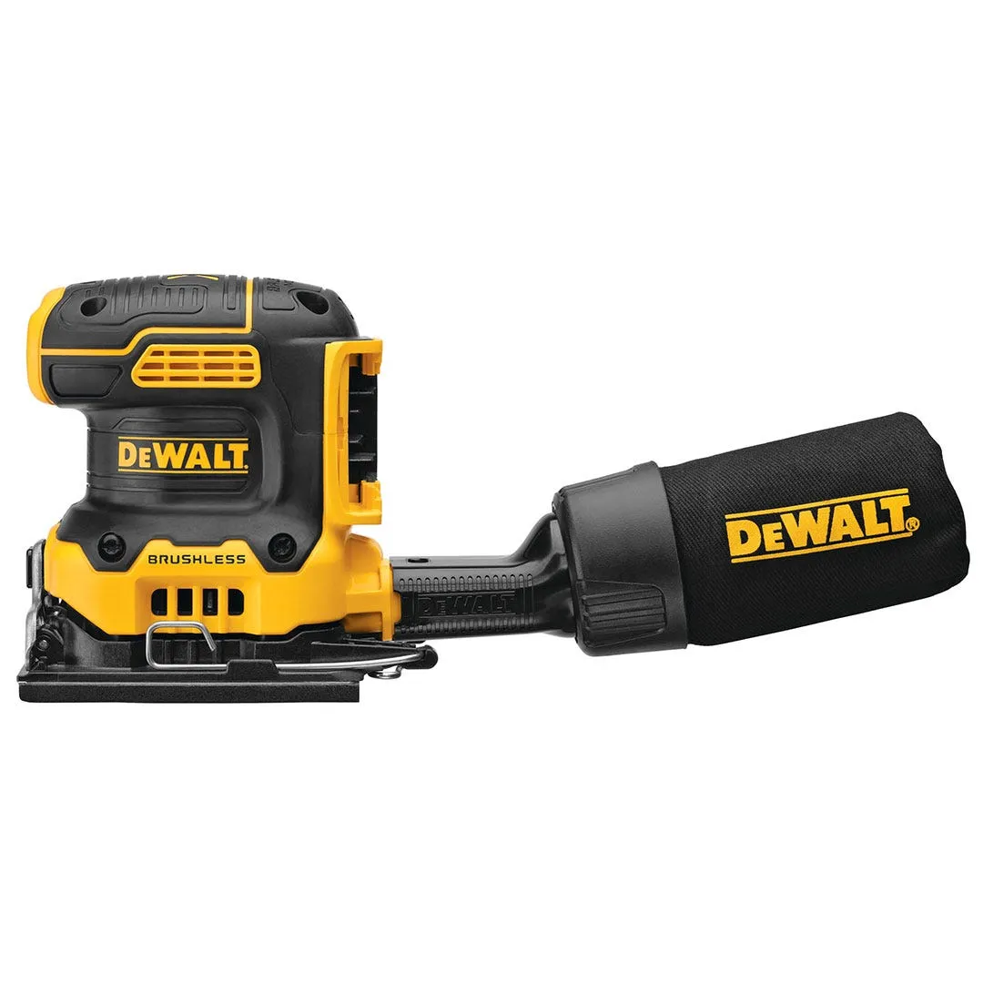 DeWalt 20V Max XR Brushless Cordless 1/4 Sheet Variable Speed Sander (Tool Only) DCW200B