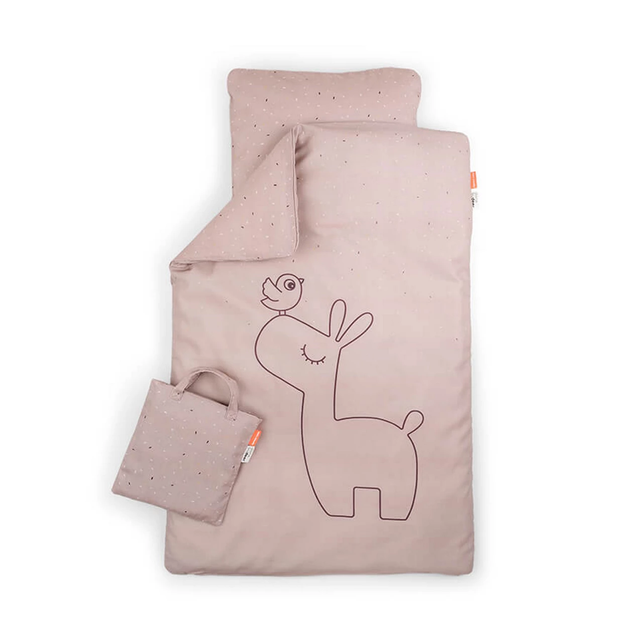 DONE BY DEER The Sustainable Edit Lalee Junior Duvet Cover Set - Powder