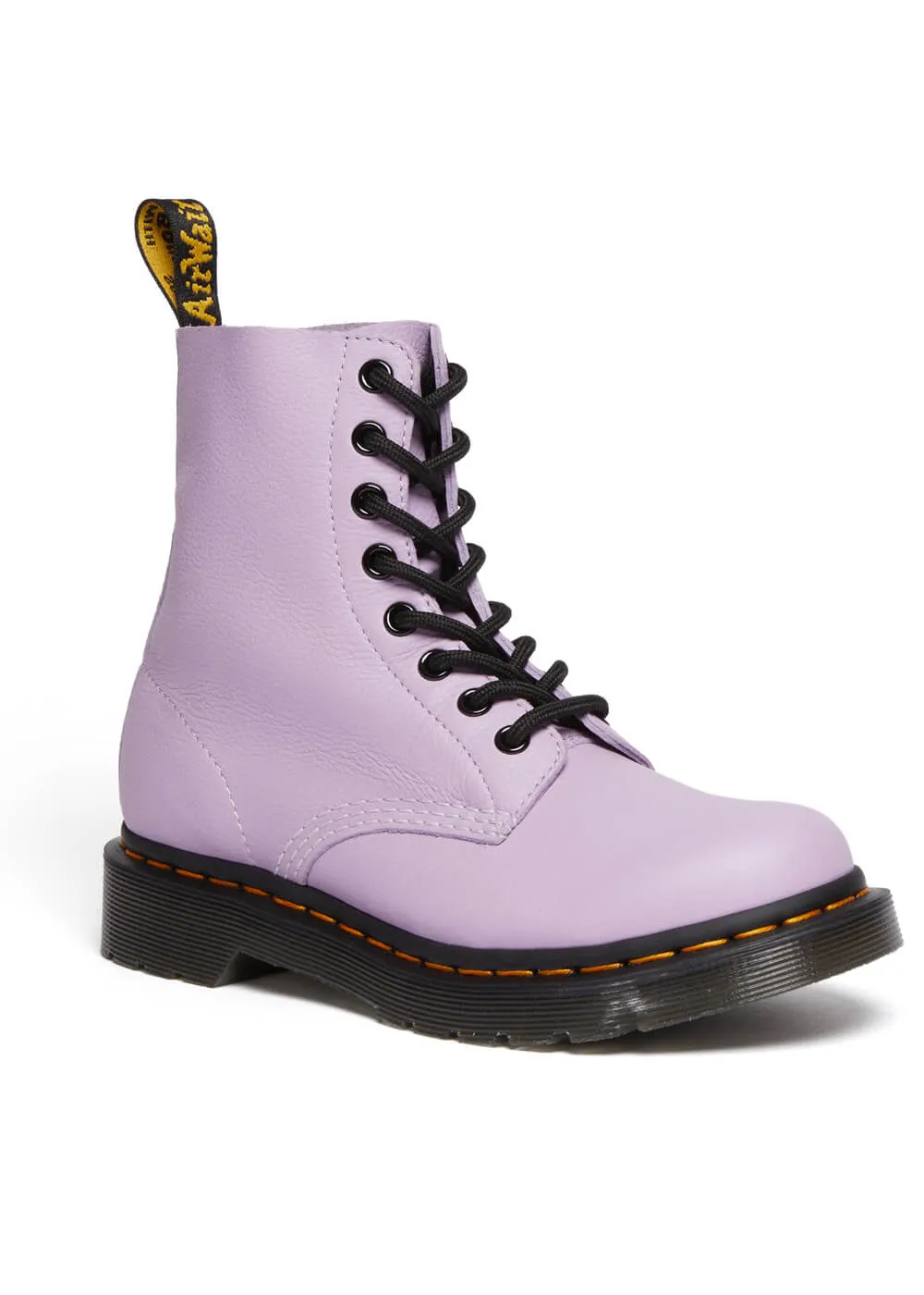 Dr. Martens 1460 Pascal Virginia Soft Leather Boots Lilac