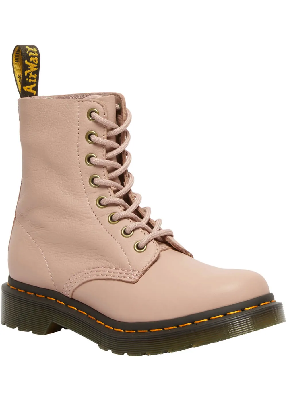 Dr. Martens 1460 Pascal Virginia Soft Leather Boots Peach Beige