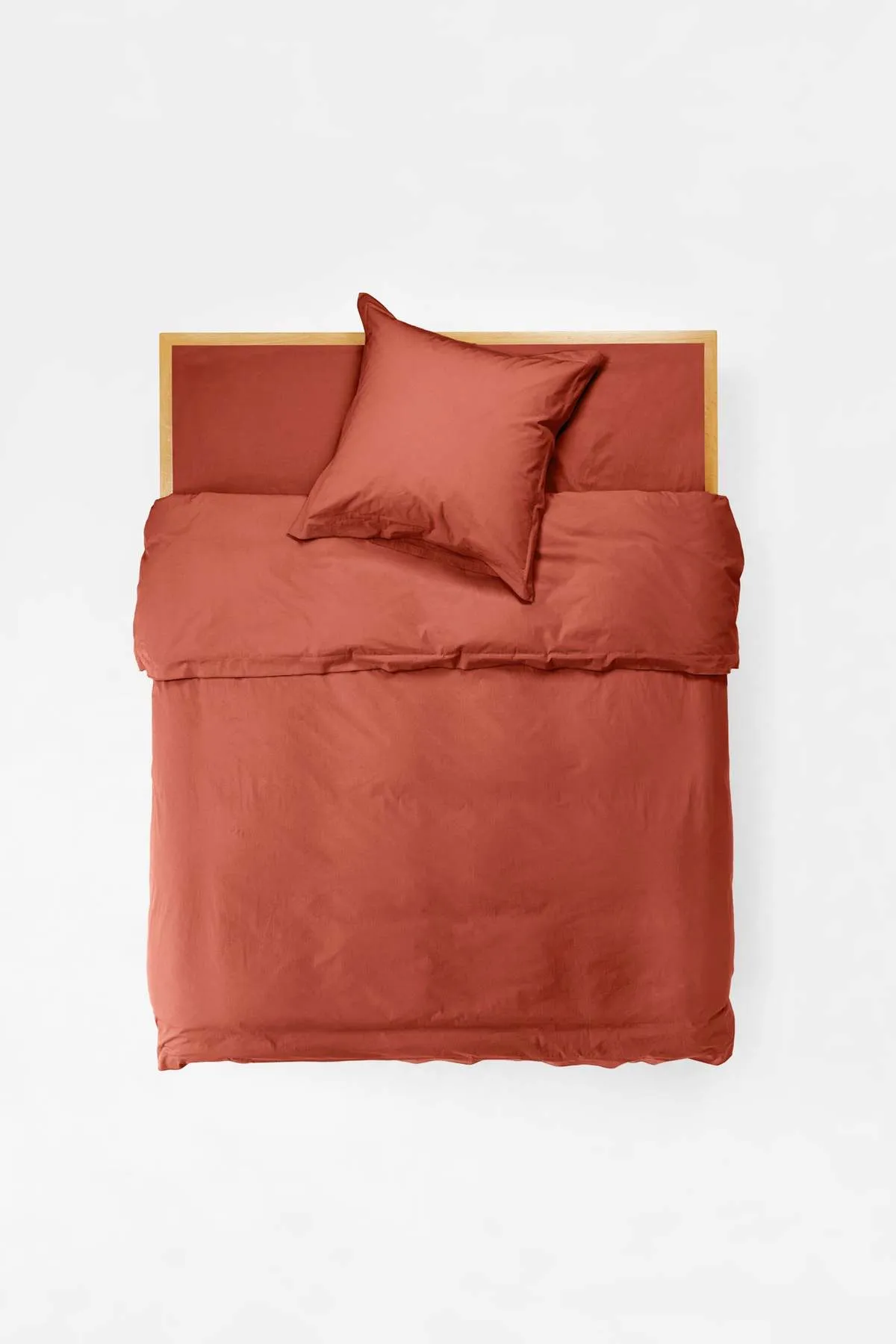 Duvet Cover - Ochre Red