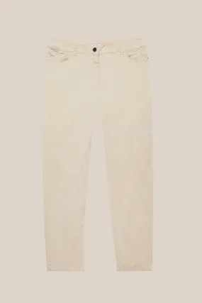 Elena Miro STRAIGHT GARMENT DYED TROUSERS