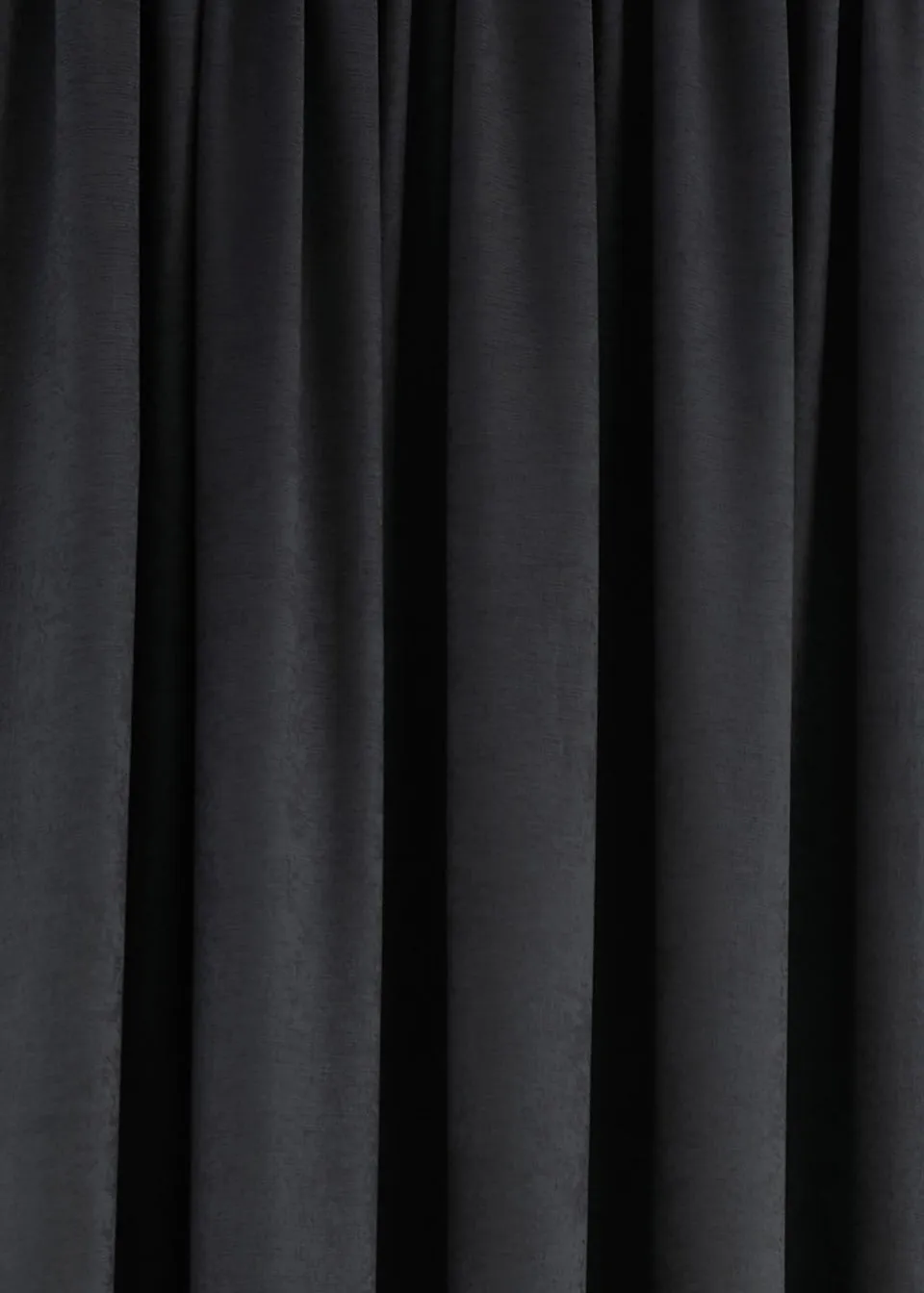 Fusion Galaxy Dimout Black Pencil Pleat Curtains