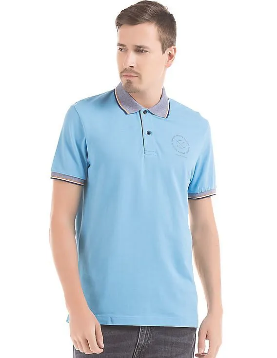 Gant Contrast Collar Pique Polo Shirt