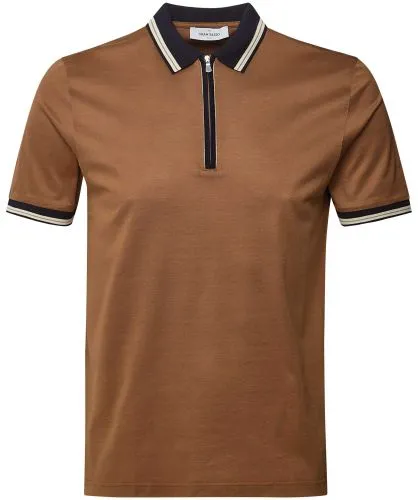 Gran Sasso Zip Tennis Polo Shirt