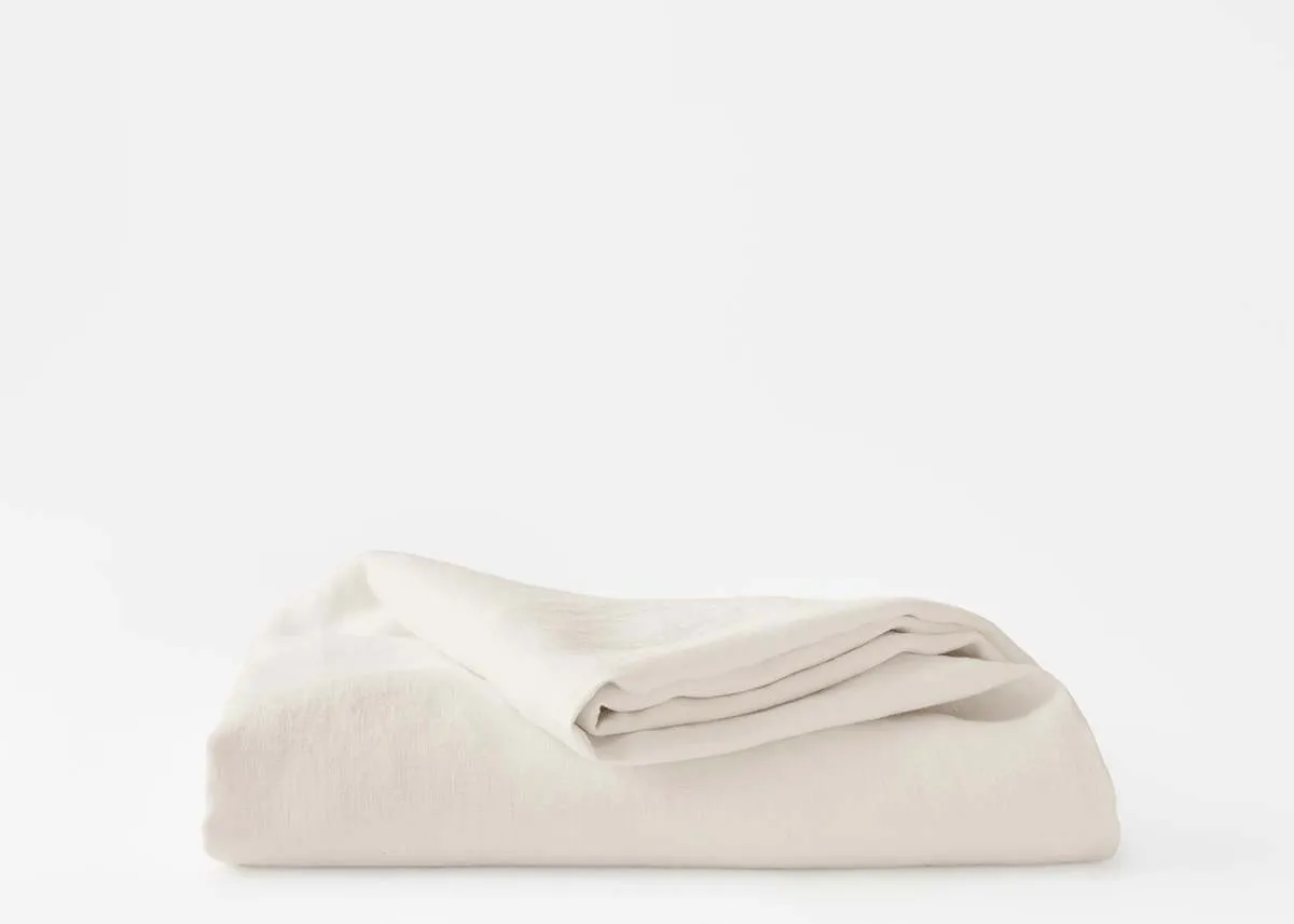 Hemp Duvet Cover - Oat Milk