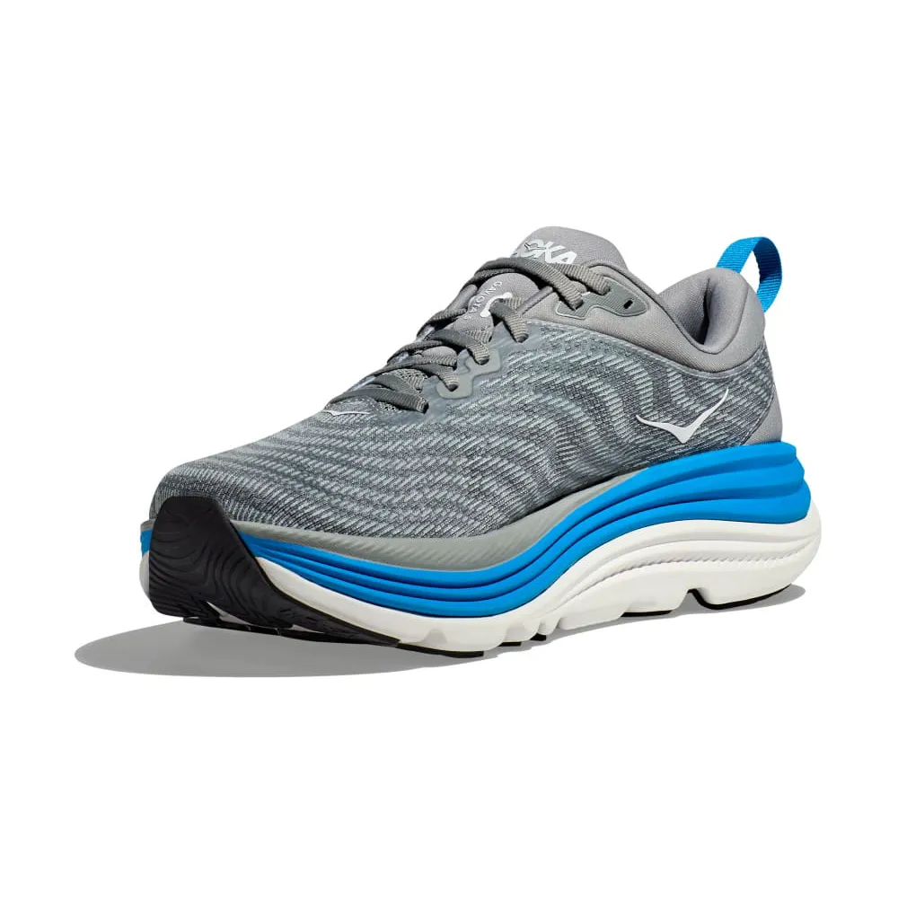 Hoka Gaviota 5 Limestone/Diva Blue Running Shoe (Men's)