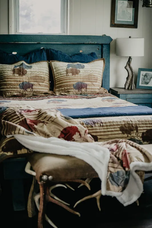 'Home on the Range' Reversible Quilt Set (Queen, King)