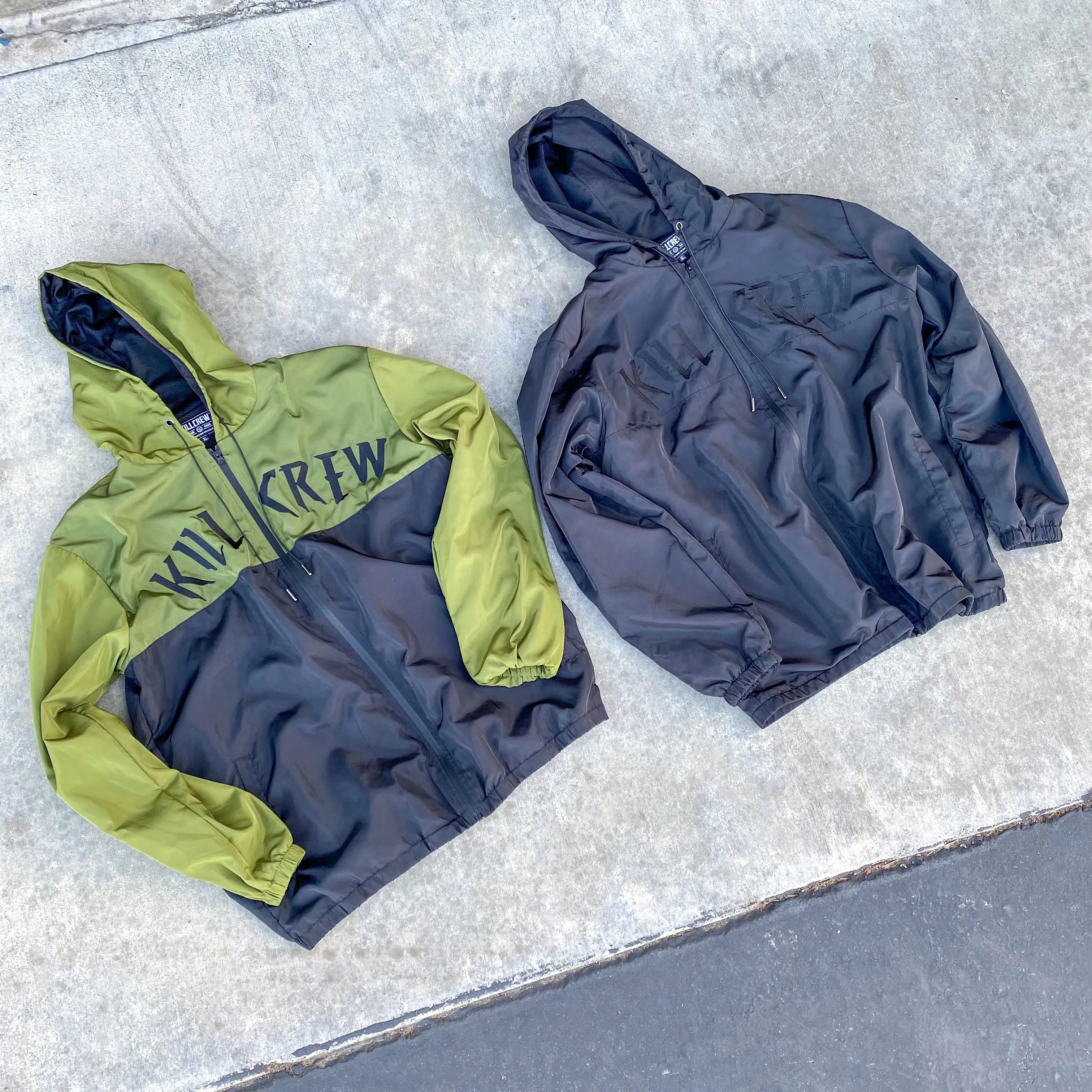 KILL CREW WINDBREAKER - OLIVE