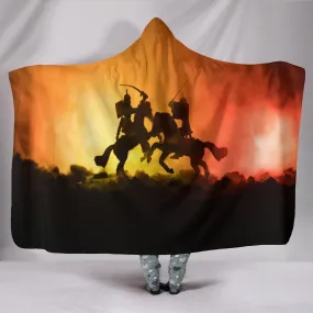 Knights Battle Hooded Blanket