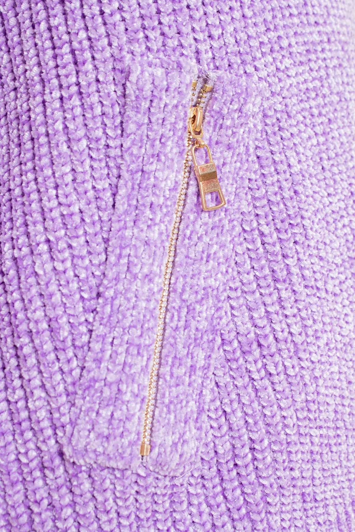 Lavender Turtleneck Sweater