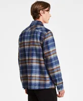 Macy's And Now This Men's Regular-Fit Plaid Shirt Jacket, Created for Macy's