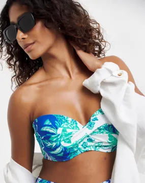 MAGISCULPT Twist Front Bandeau Underwired Bikini Top