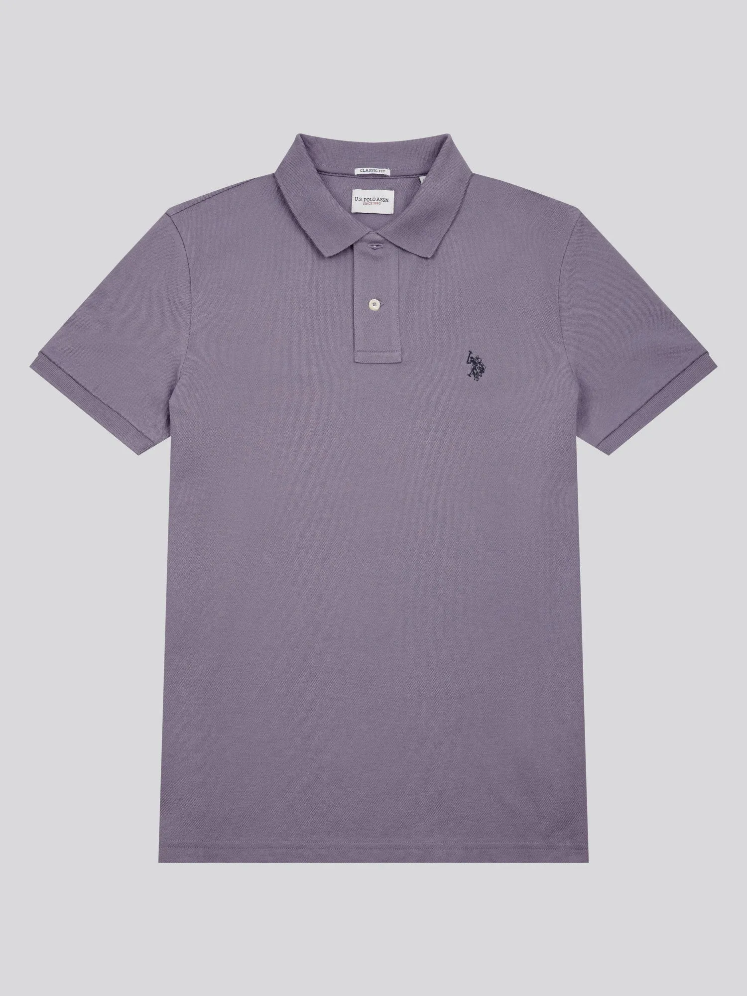 Mens Pique Polo Shirt in Dusk