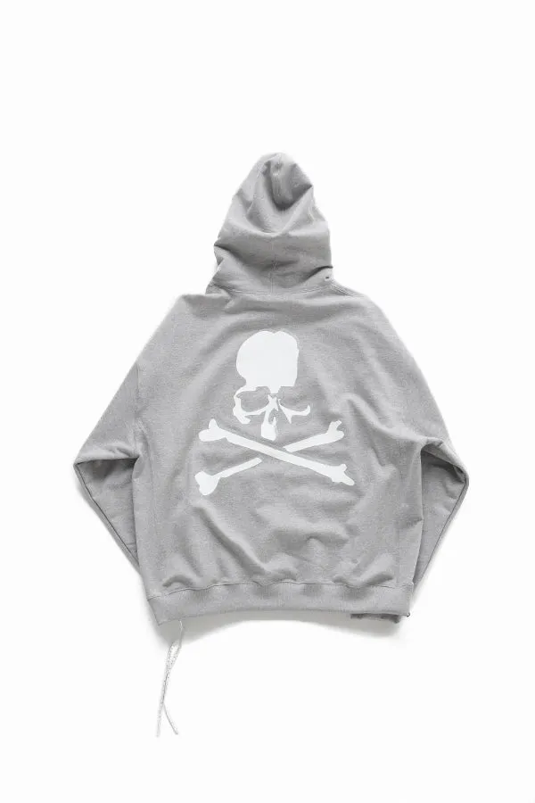 MJ BOXY LOGO AND SKULL HOODIE