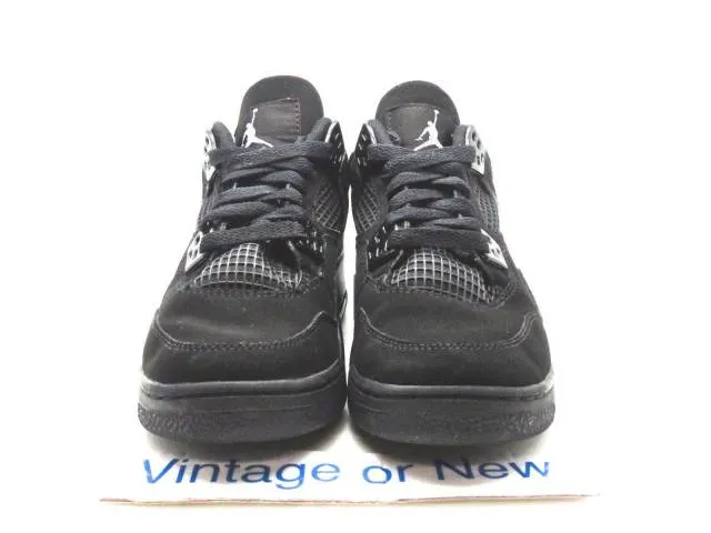 Nike Air Jordan IV 4 Black Cat Retro GS 2006 sz 3.5Y