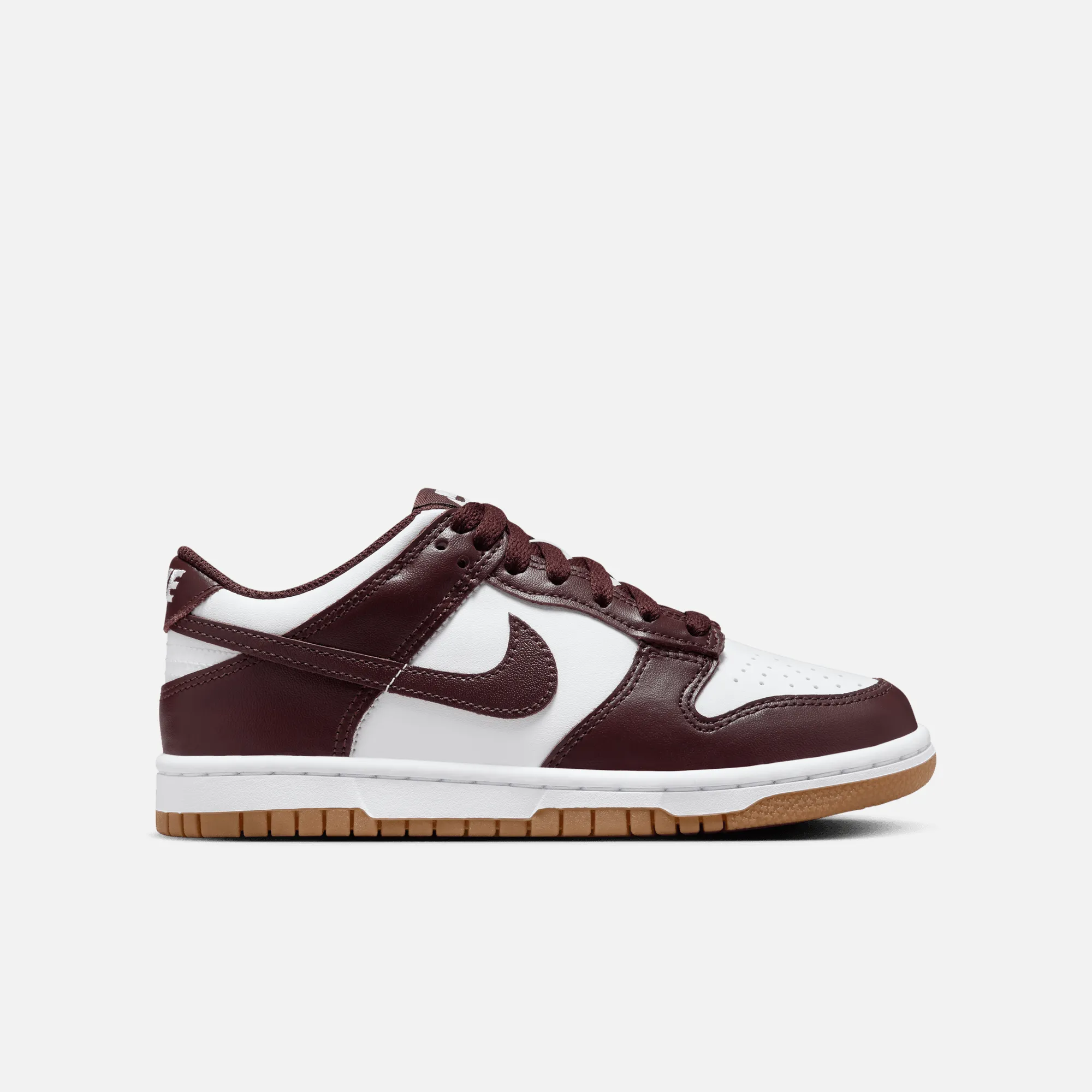 Nike Big Kids' Dunk Low BG Burgundy Crush Gum (GS)