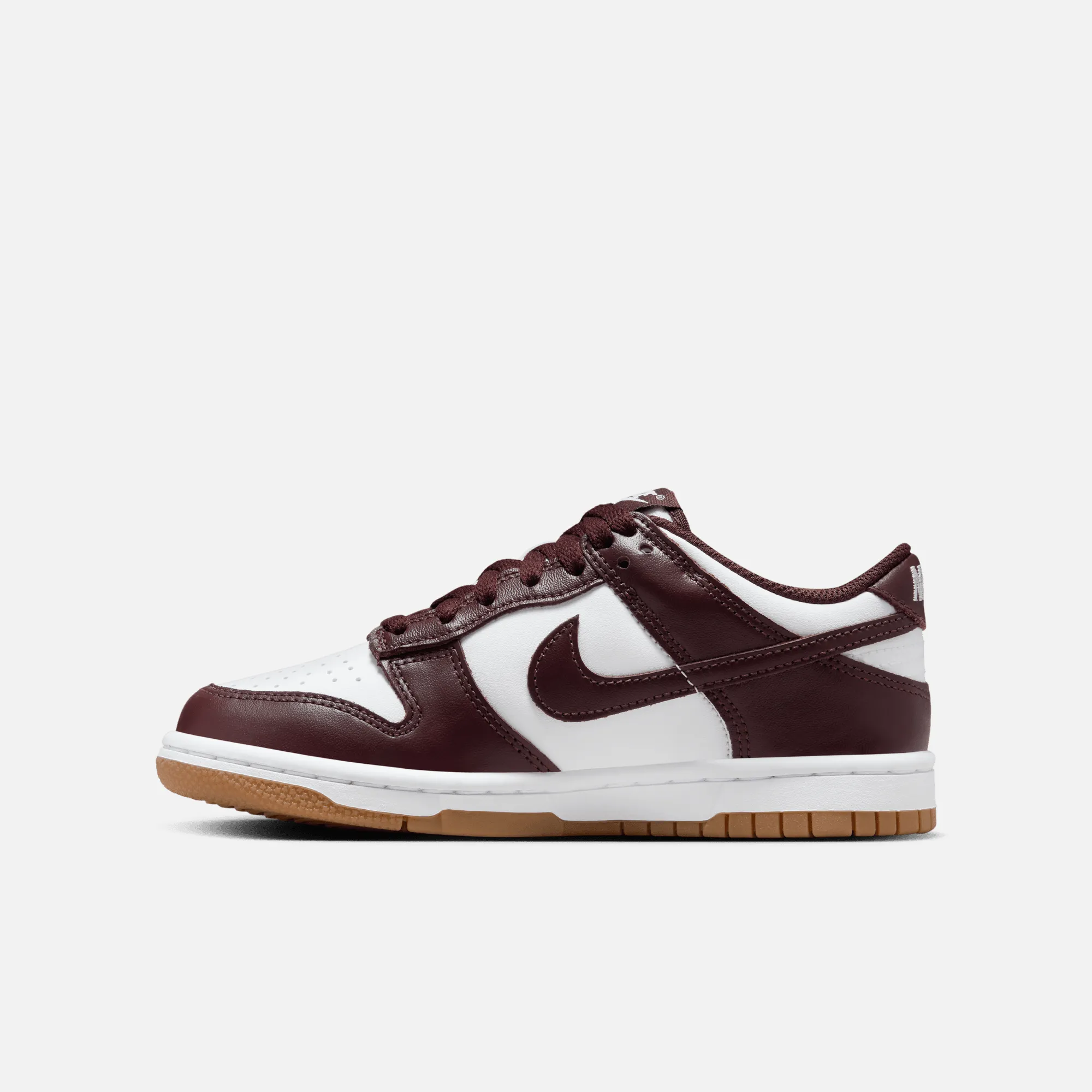 Nike Big Kids' Dunk Low BG Burgundy Crush Gum (GS)