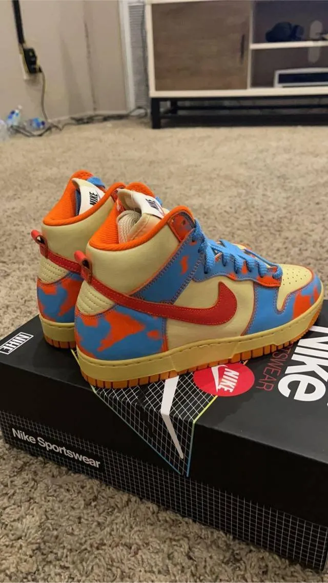 Nike dunk high 1985 acid wash