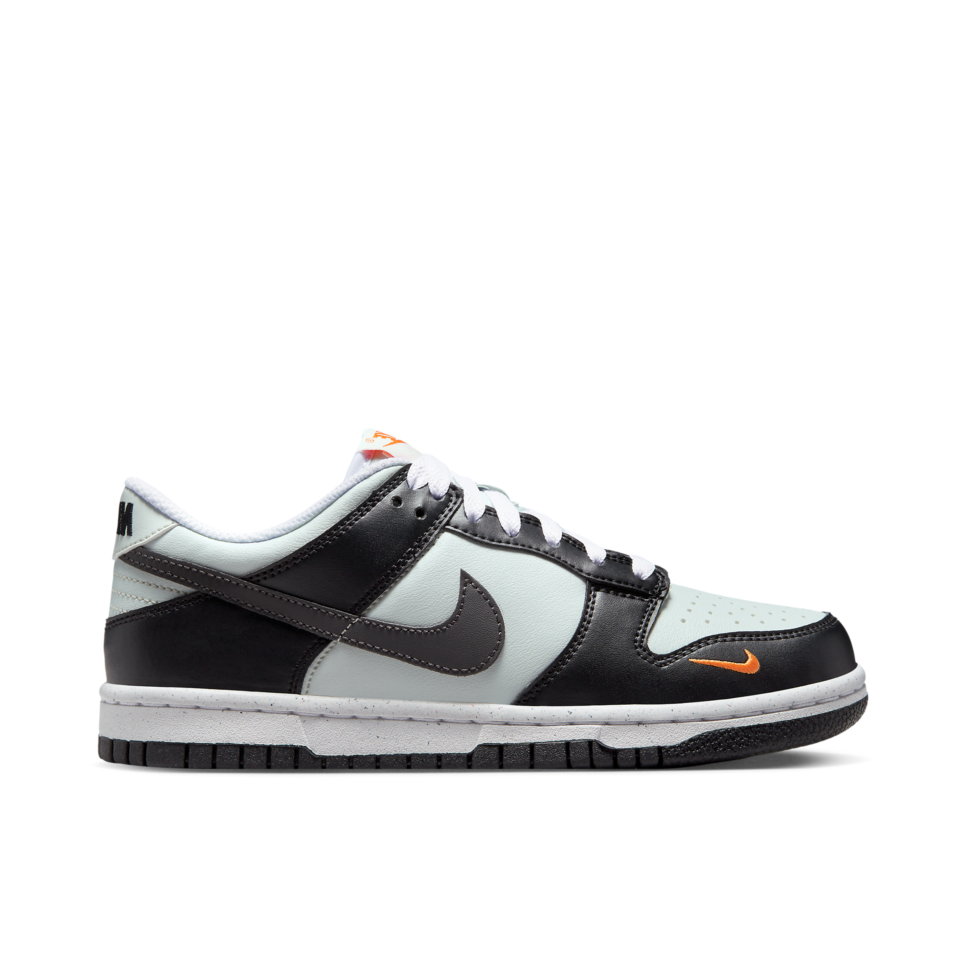 Nike Dunk Low Black Grey Orange GS | FN7784-001 | Laced