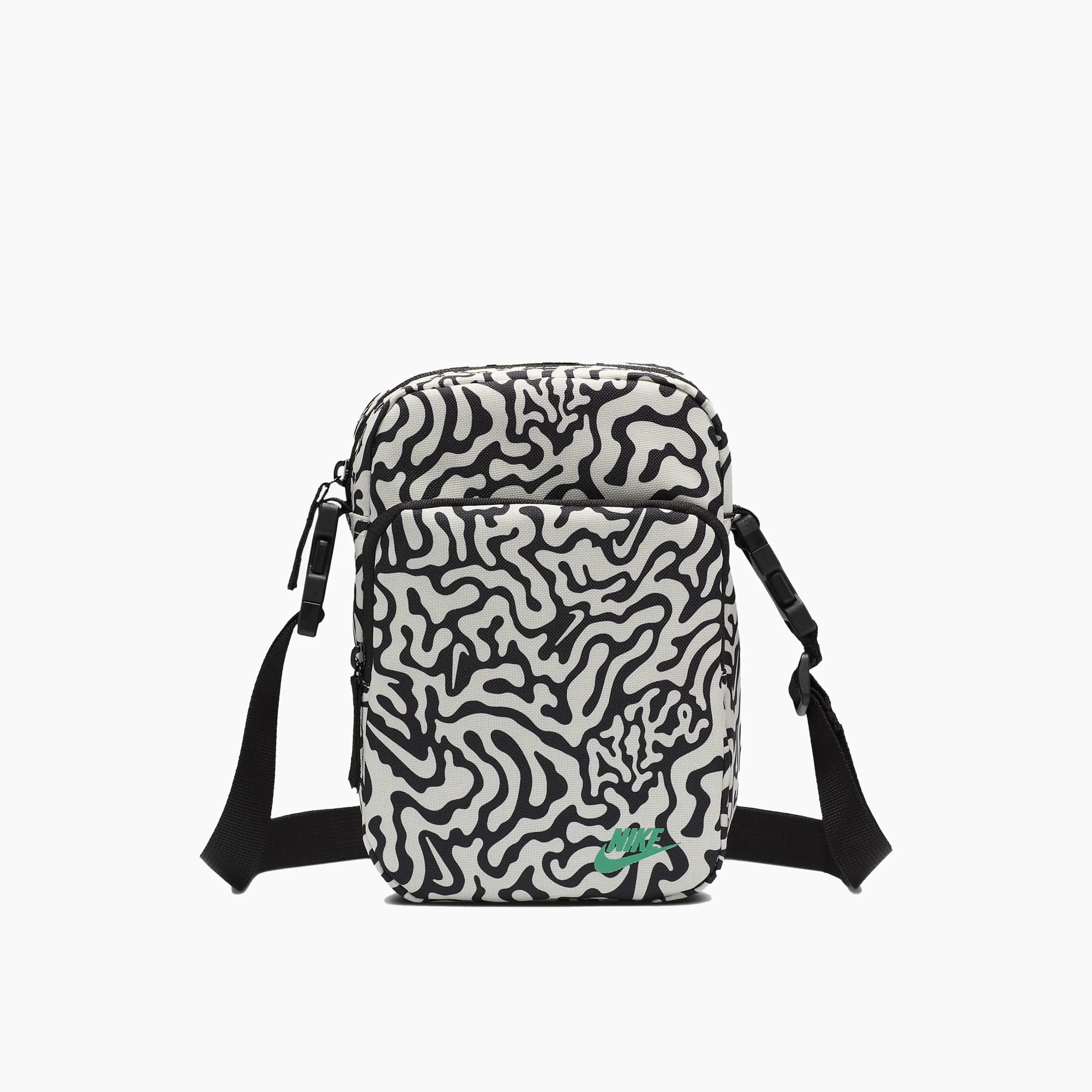 NIKE HERITAGE CROSSBODY BLACK & COCONUT MILK - FN0884