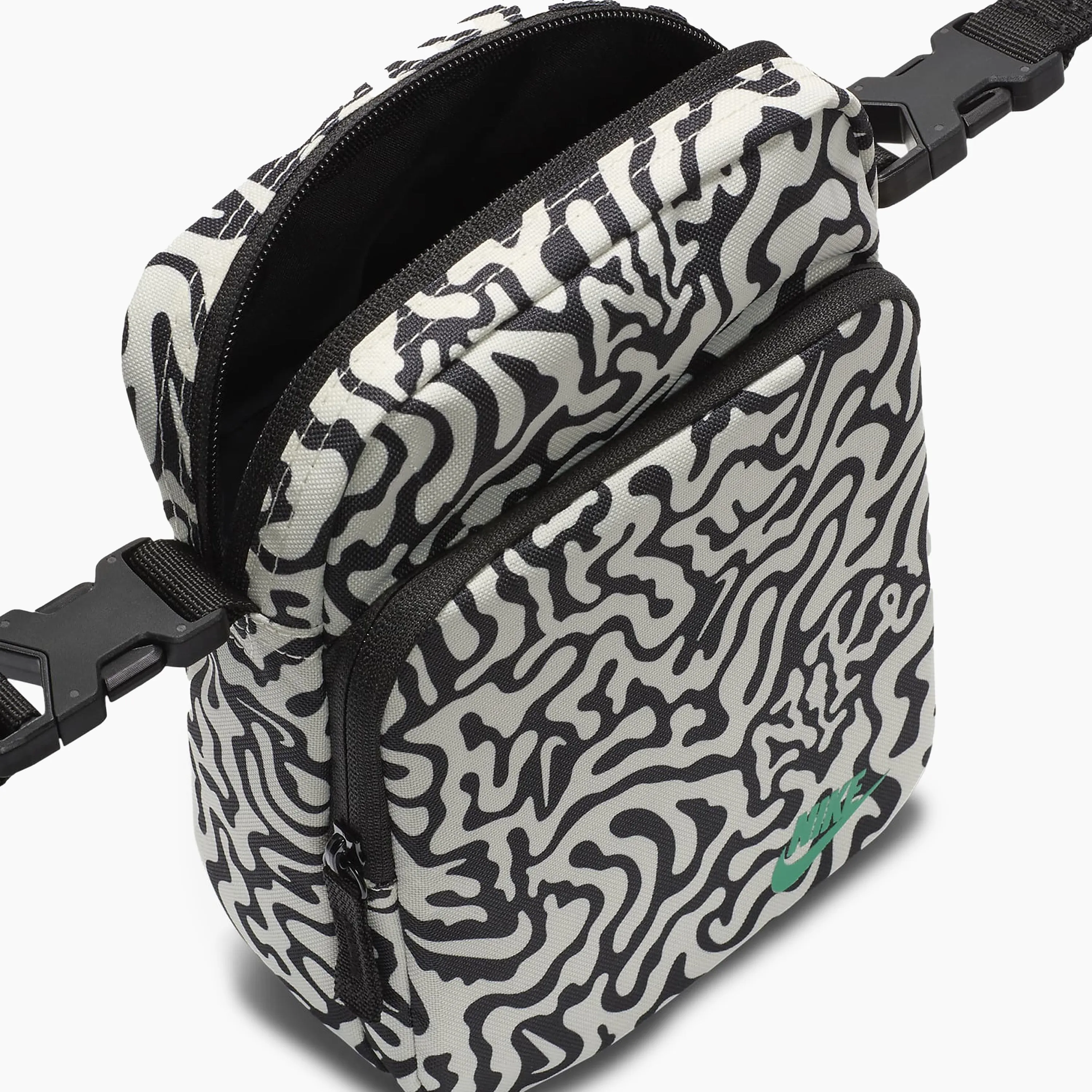 NIKE HERITAGE CROSSBODY BLACK & COCONUT MILK - FN0884