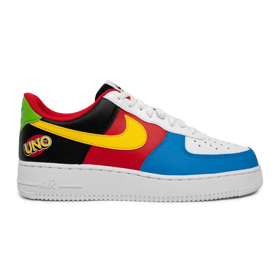 Nike Men Air Force 1 07 Uno (white / yellow zest-university red)