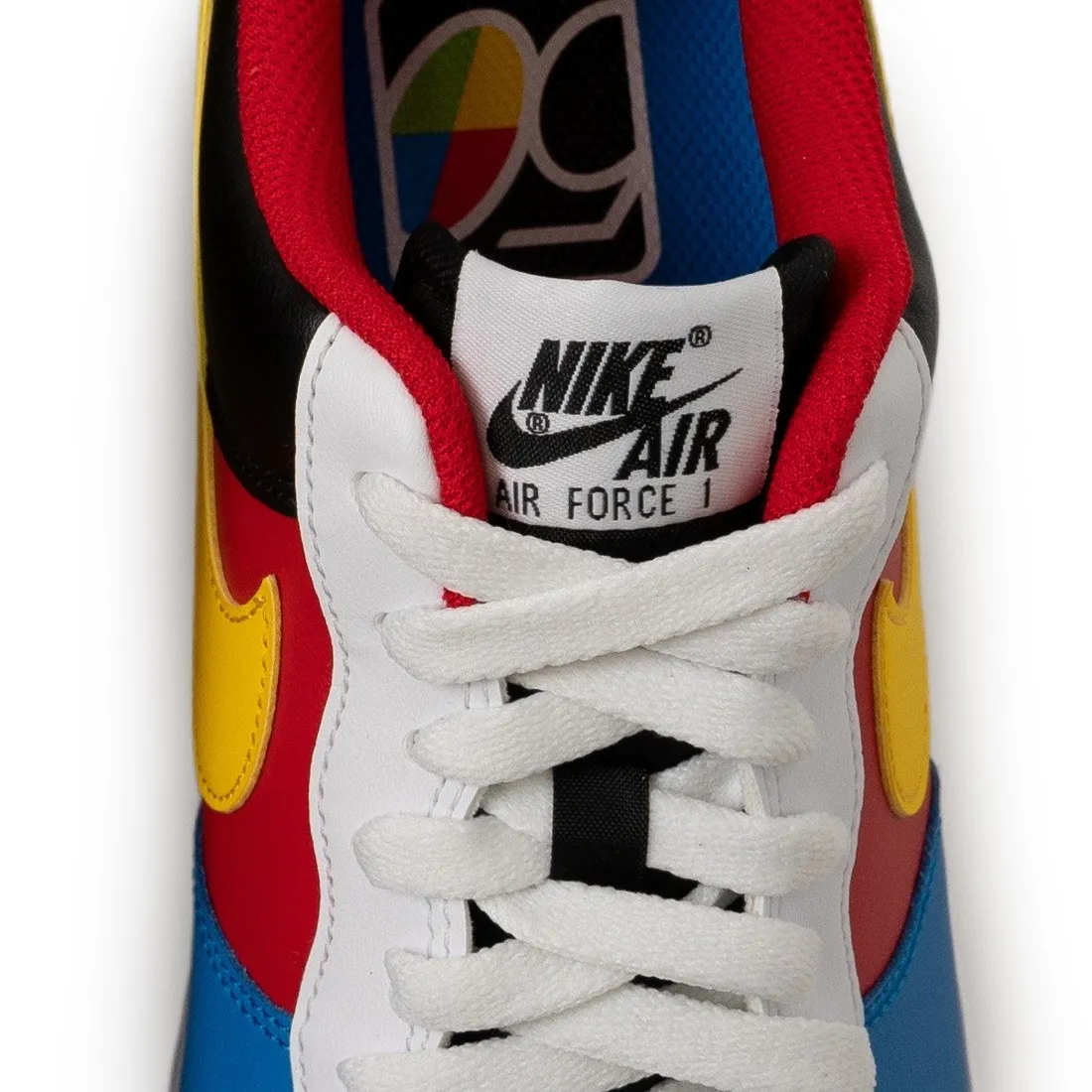 Nike Men Air Force 1 07 Uno (white / yellow zest-university red)