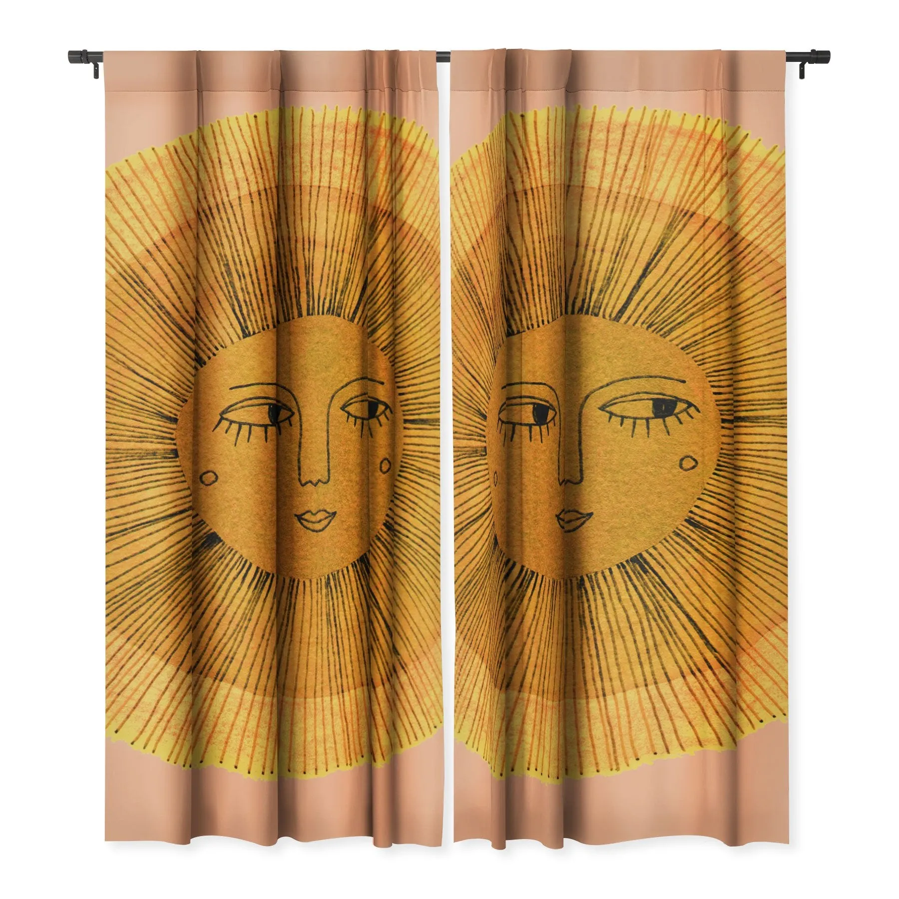 Ole Be My Sunshine Blackout Window Curtains (DS)