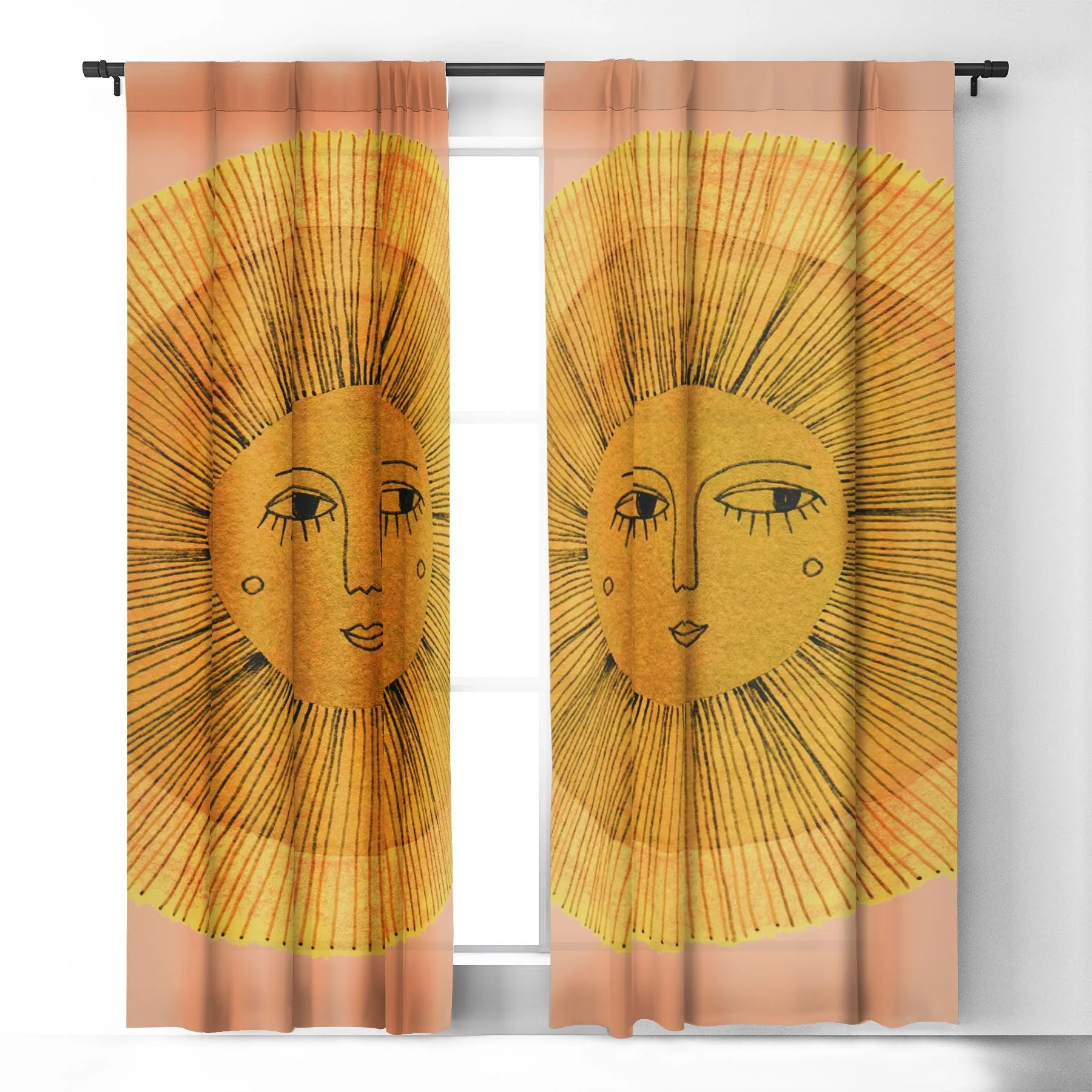 Ole Be My Sunshine Blackout Window Curtains (DS)