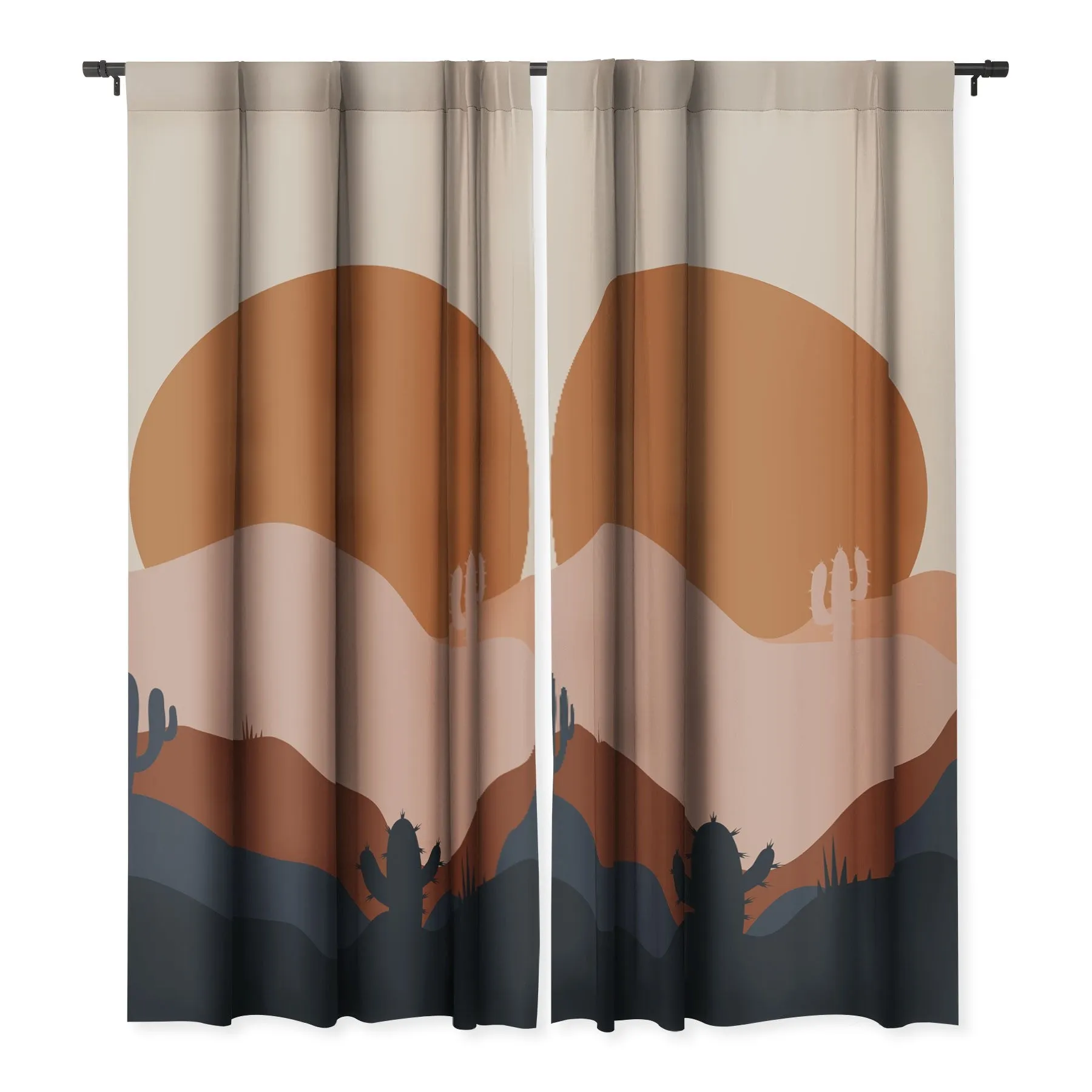 Ole Boring Summer Blackout Window Curtains (DS)