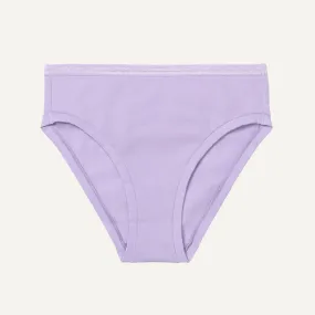 Organic Cotton Mid-Rise Bikini in Petal