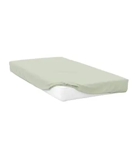 Percale extra deep fitted sheet apple green Belledorm